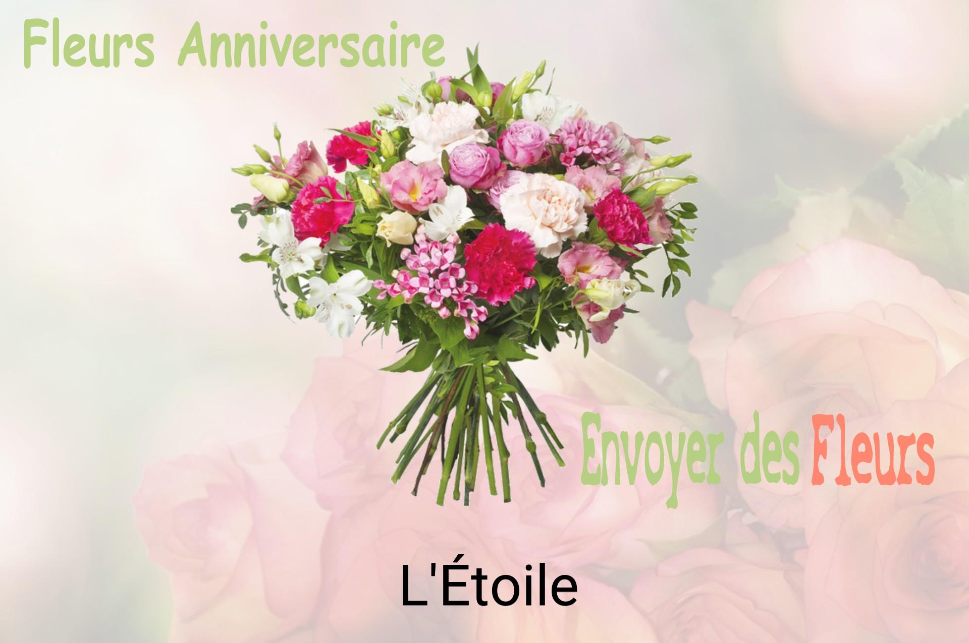 Bouquet de fleurs d’anniversaire livré à L'Étoile